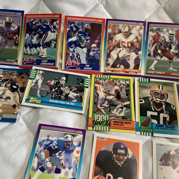 1990NFL Topps, Score, Fleer90, etcFootball Card Lot 25 cards great condition🏈🔥 - Picture 6 of 12